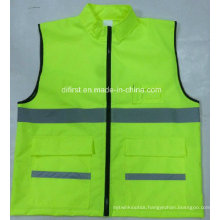 Popular Polo Safety Vest with Oxford Fabric